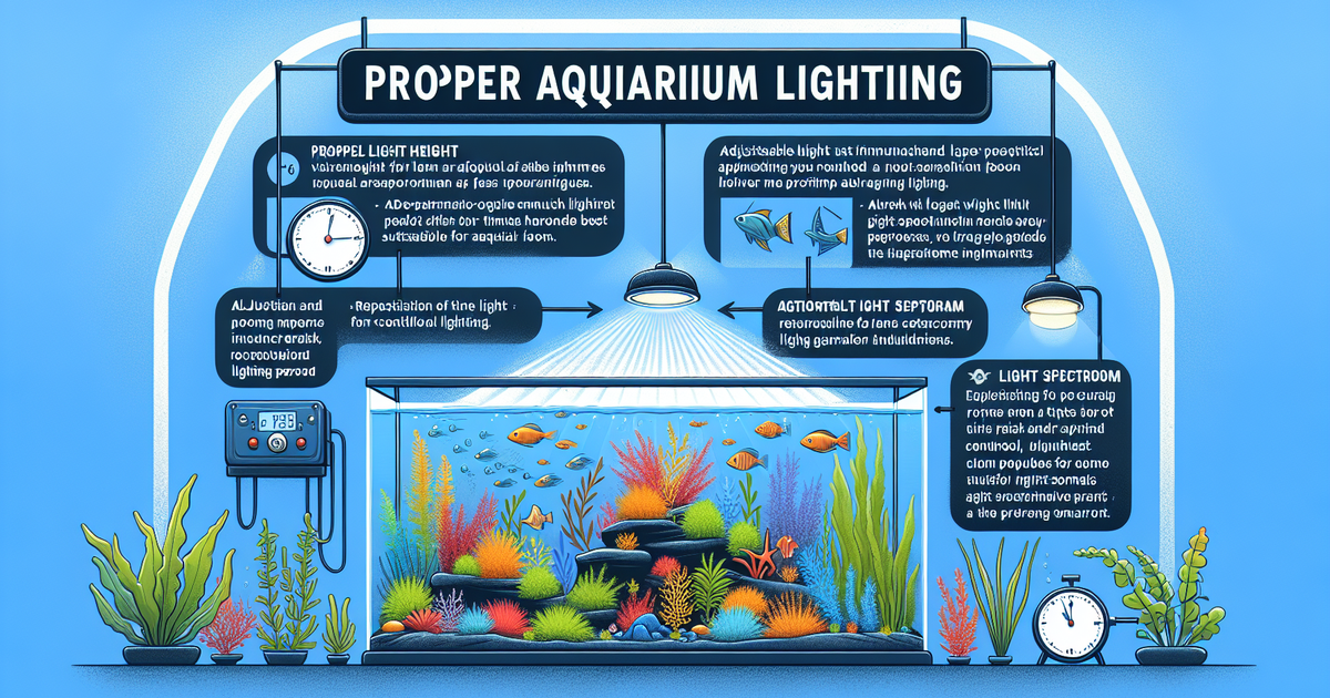 水槽のライトに関する実践的なアドバイスを示す画像