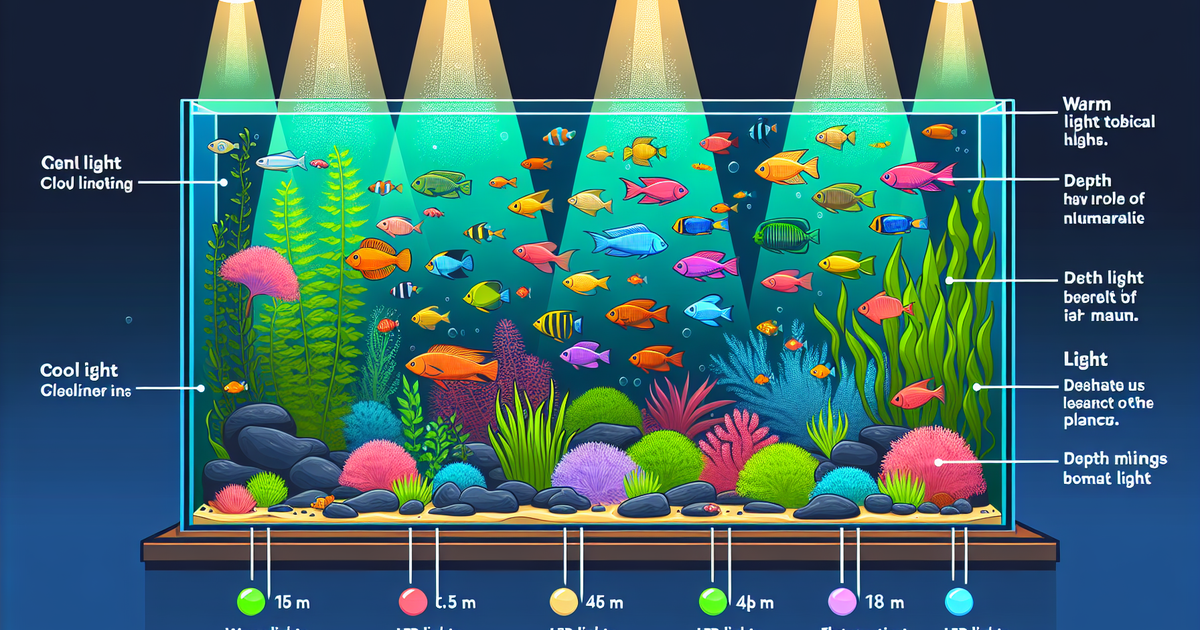 水槽のライトの役割を示す図解