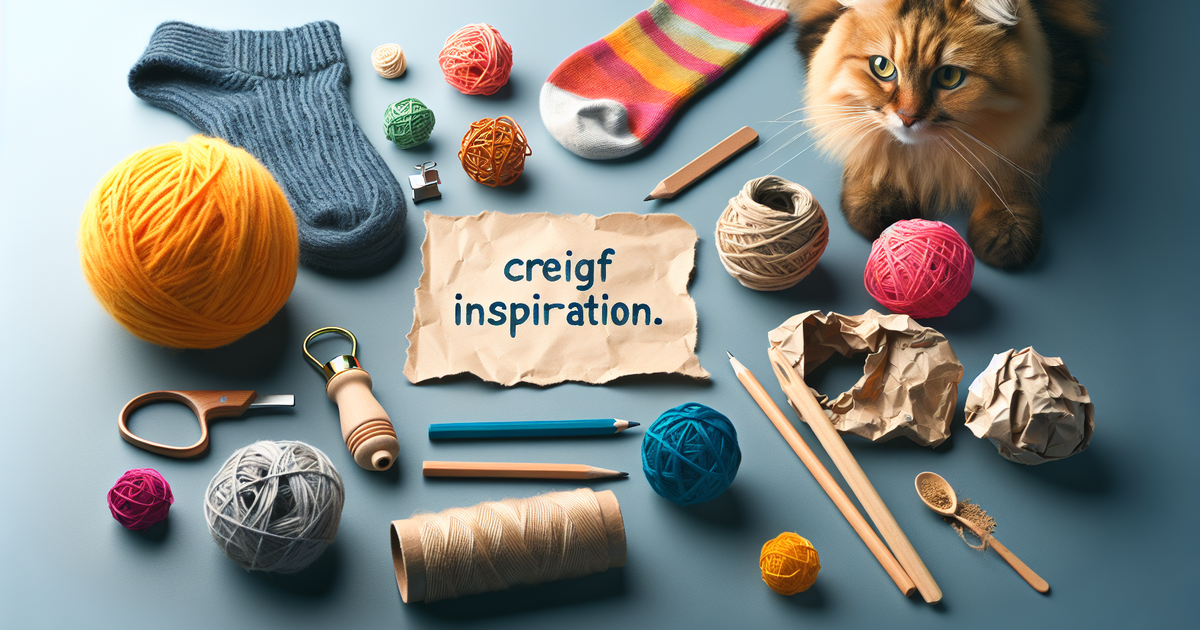 手作りのおもちゃのアイデアを示したイラスト